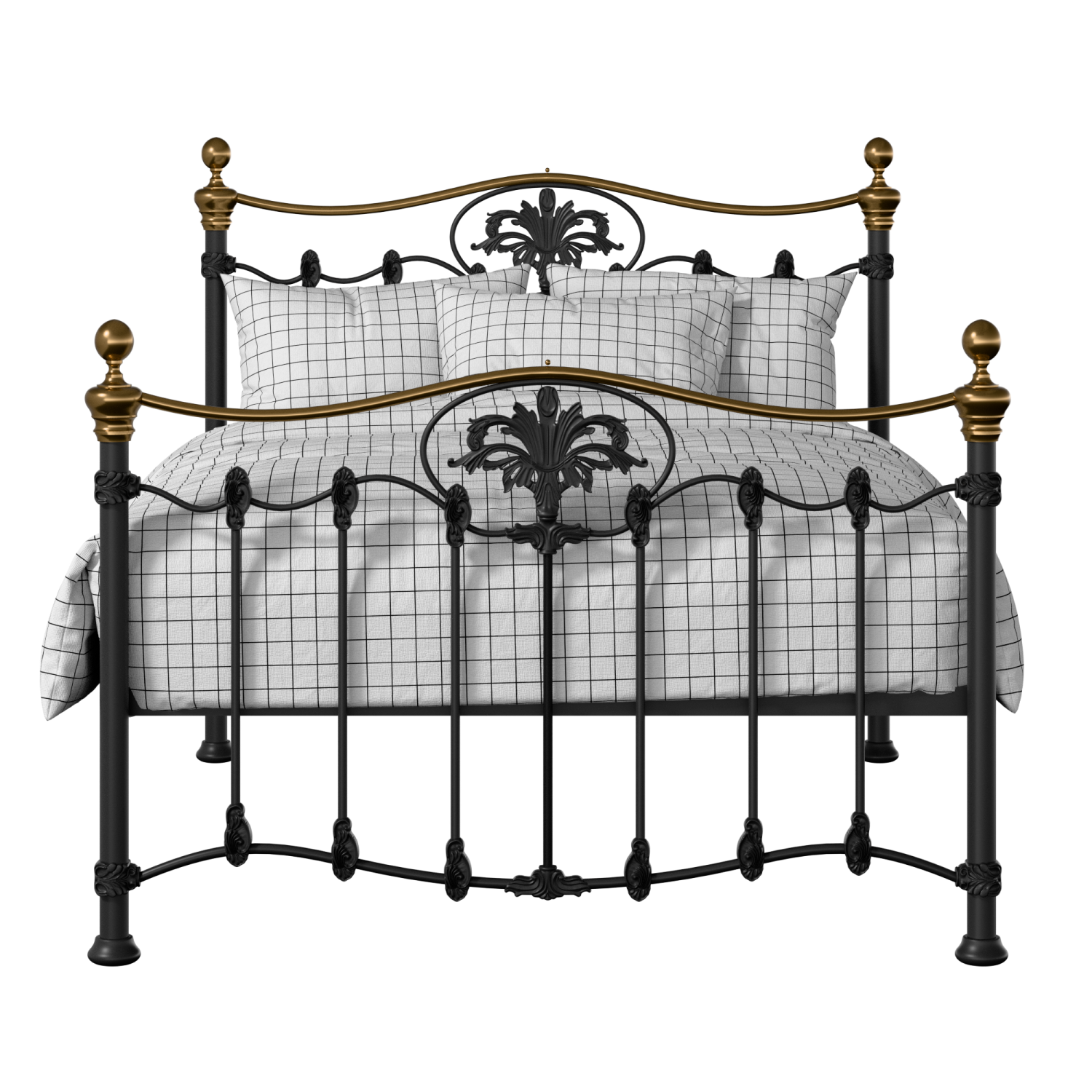 Camolin iron/metal bed in black