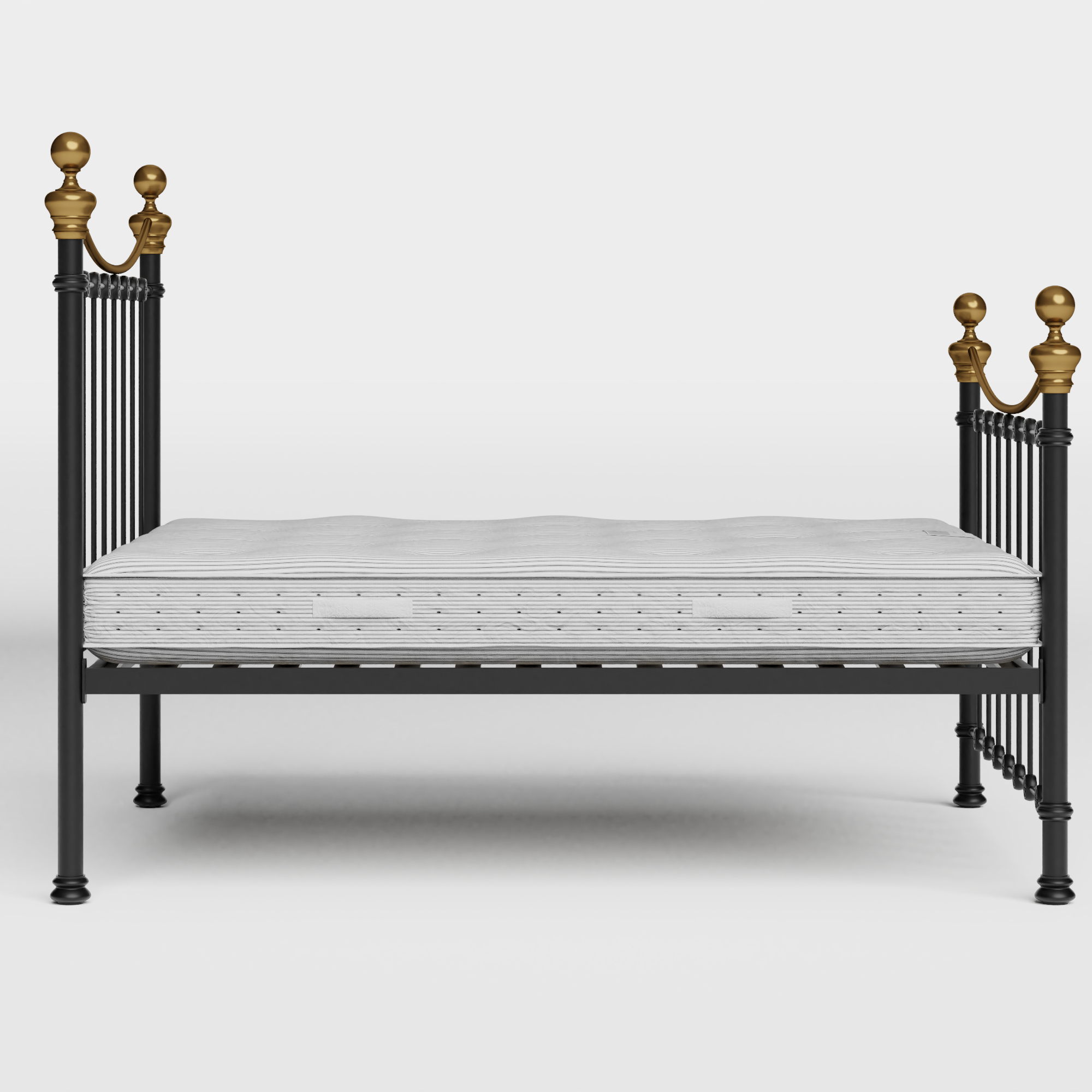 spijsvertering formule moord Selkirk - IJzeren/Metalen bed frame met messing - The Original Bed Co - NL