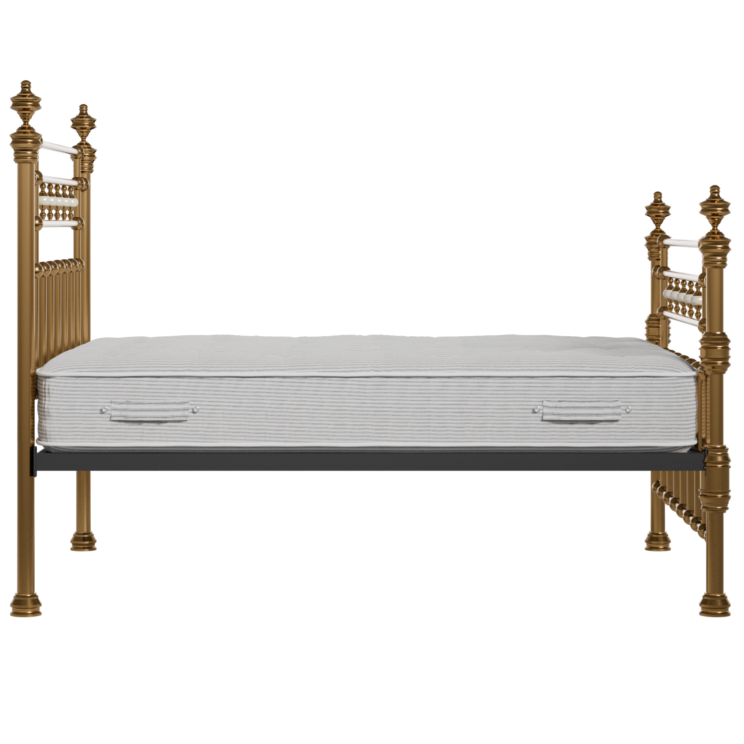 Boyne brass bed with Juno mattress