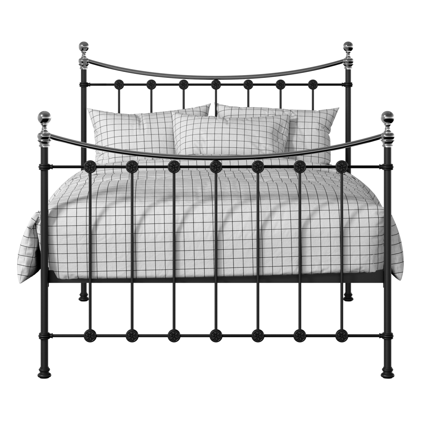 Carrick Chromo iron/metal bed in black