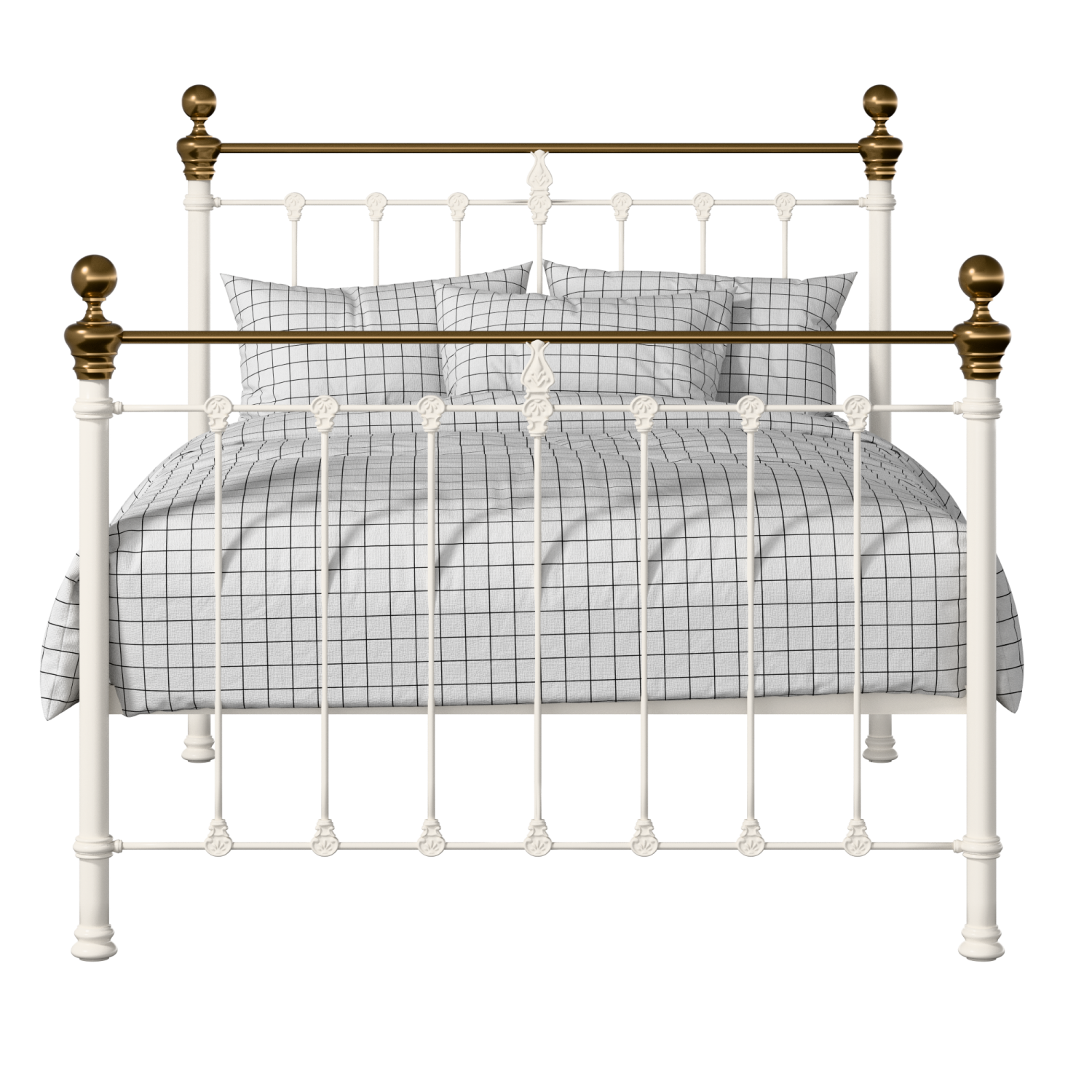 Hamilton iron/metal bed in ivory