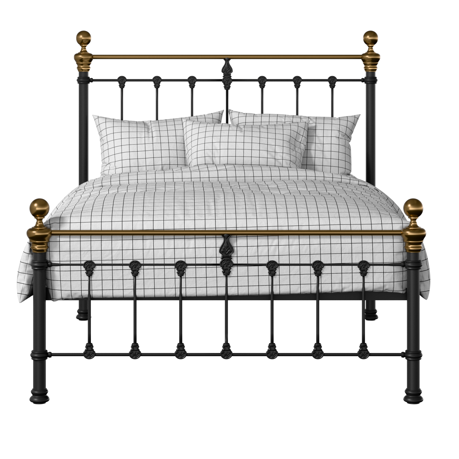 Hamilton Low Footend iron/metal bed in black