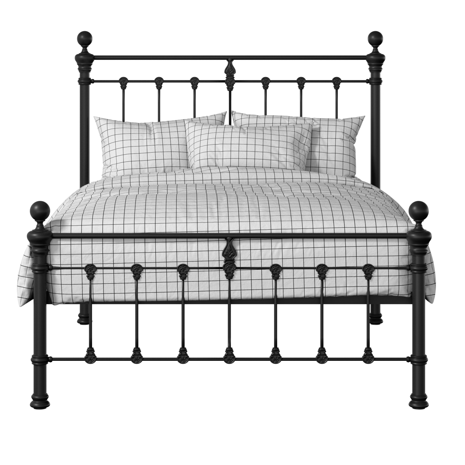Hamilton Solo Low Footend iron/metal bed in black