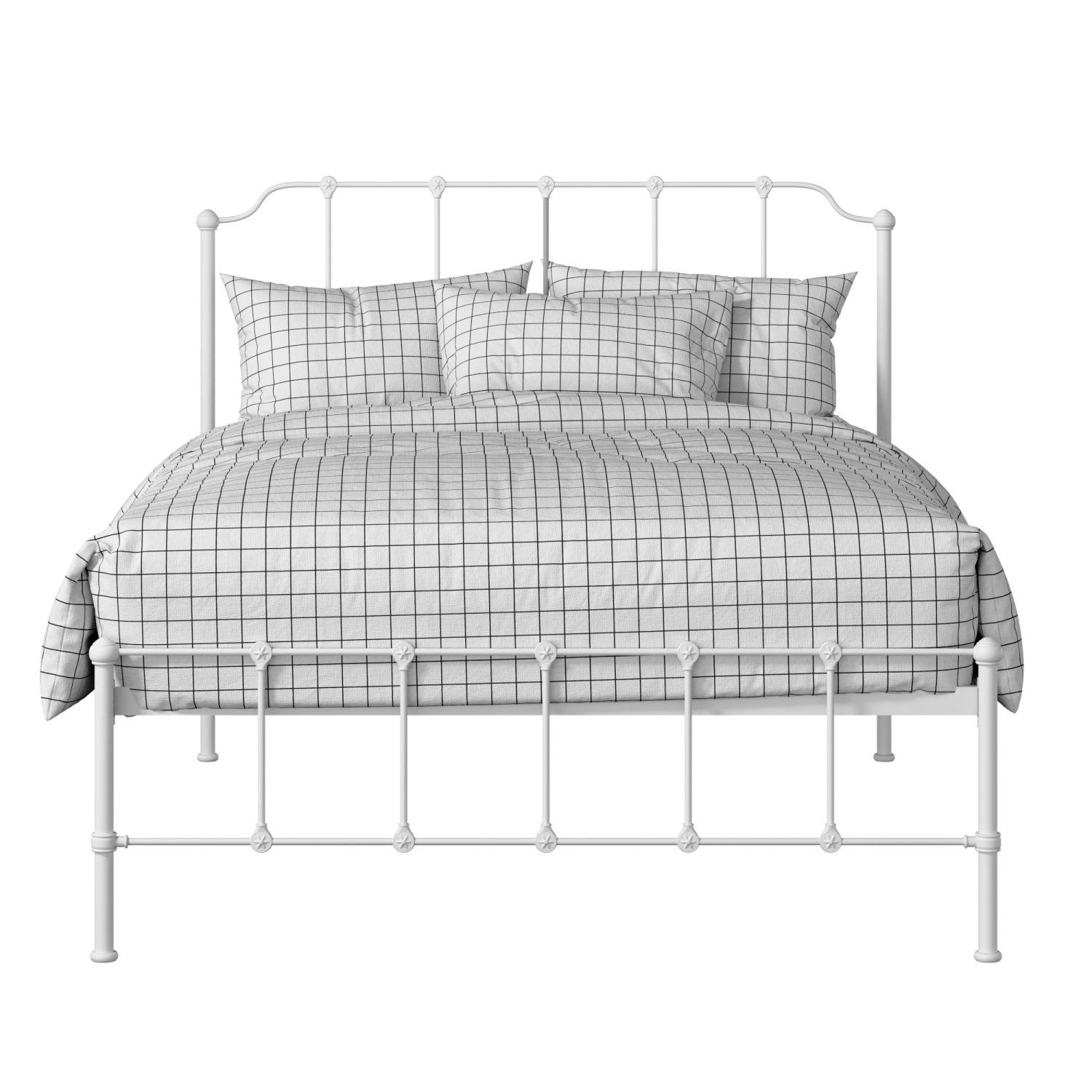 Julia iron/metal bed in white