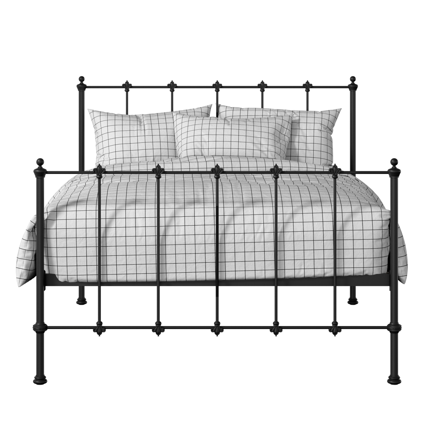 Paris lit en métal noir