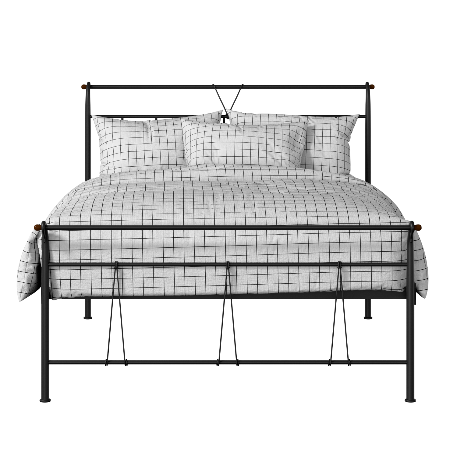 Pellini letto in ferro nero