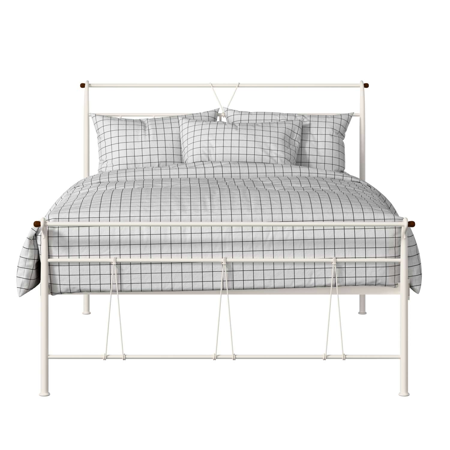 Pellini letto in ferro avorio