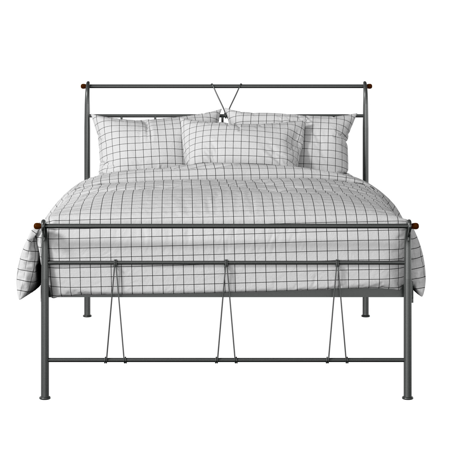 Pellini iron/metal bed in pewter