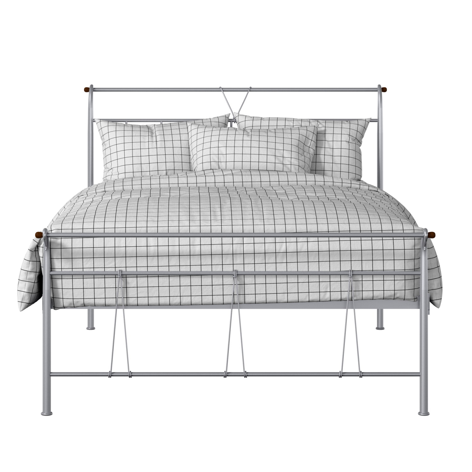 Pellini iron/metal bed in silver