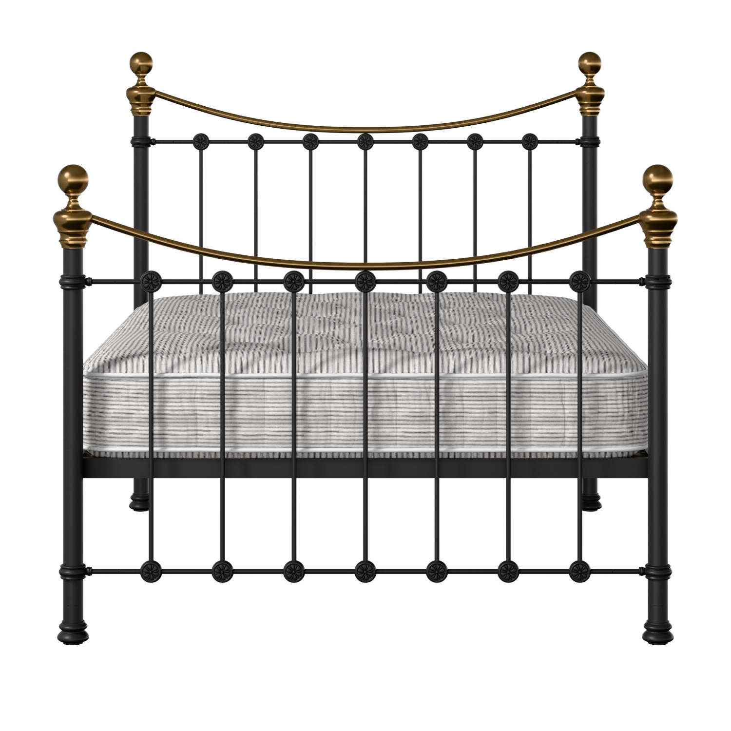 Selkirk lit en métal noir avec matelas