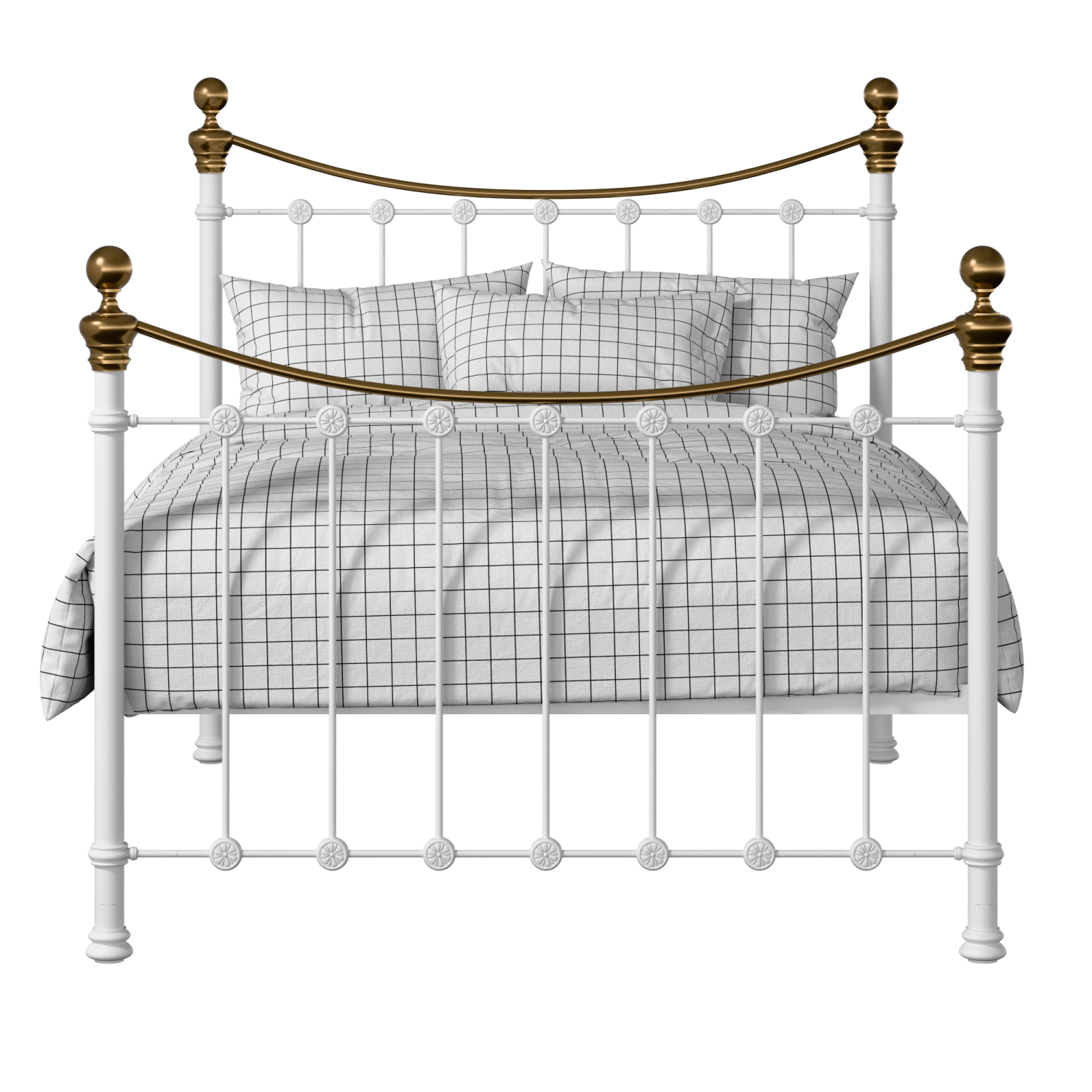 Selkirk lit en métal blanc