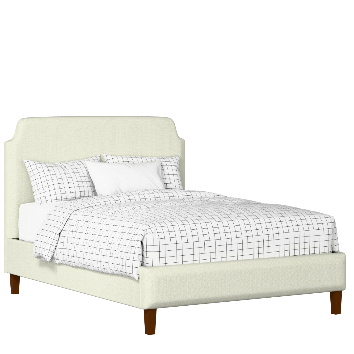 Charing Slim upholstered bed in mineral fabric