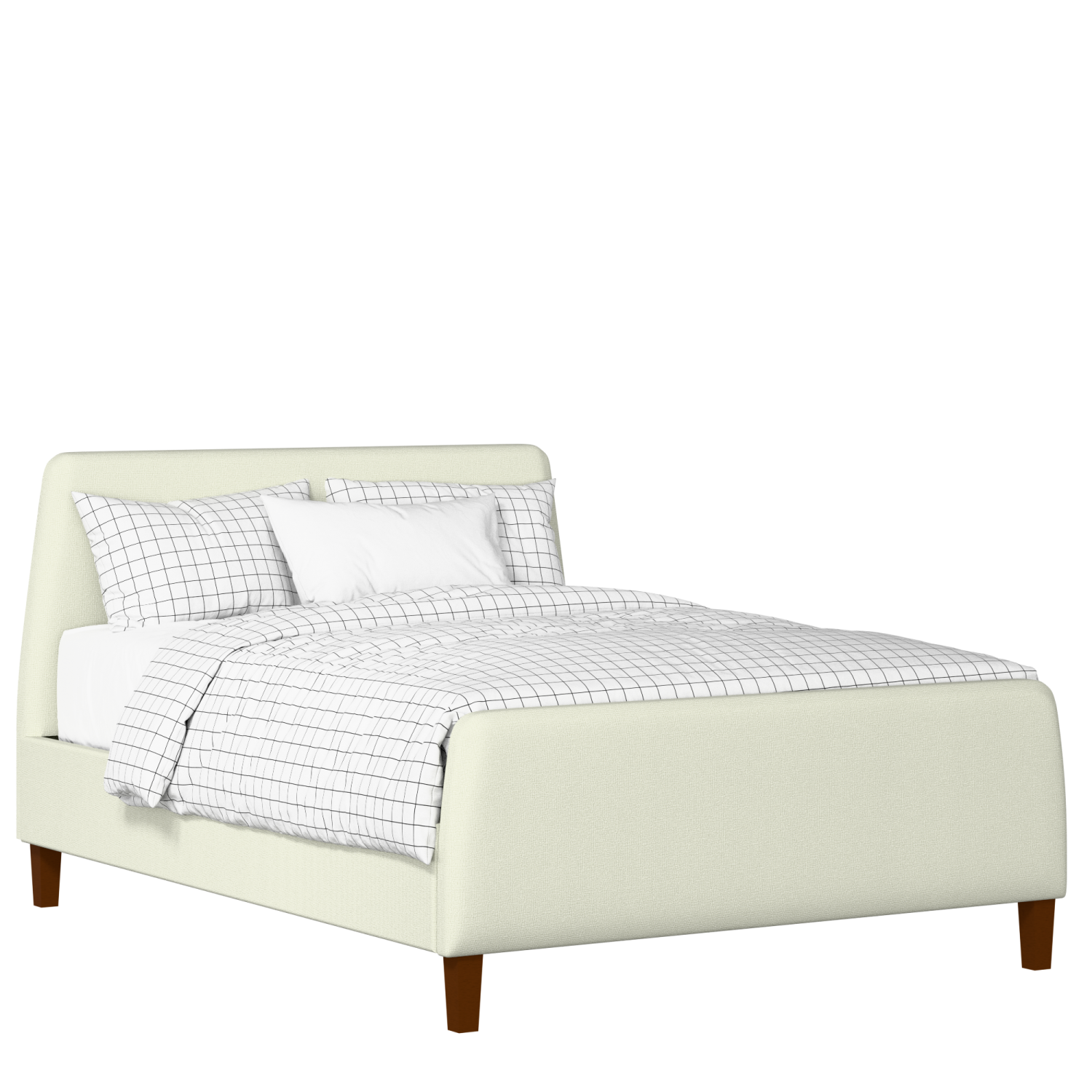 Hanwell upholstered bed in mineral fabric