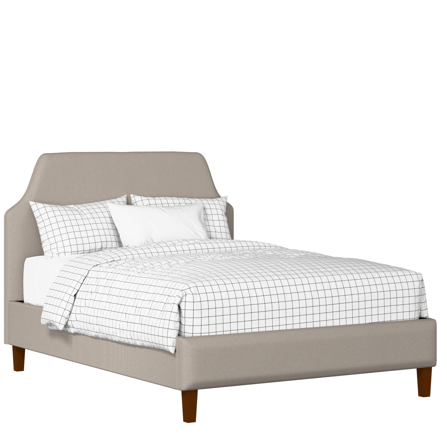 Henley upholstered bed in storm grey fabric