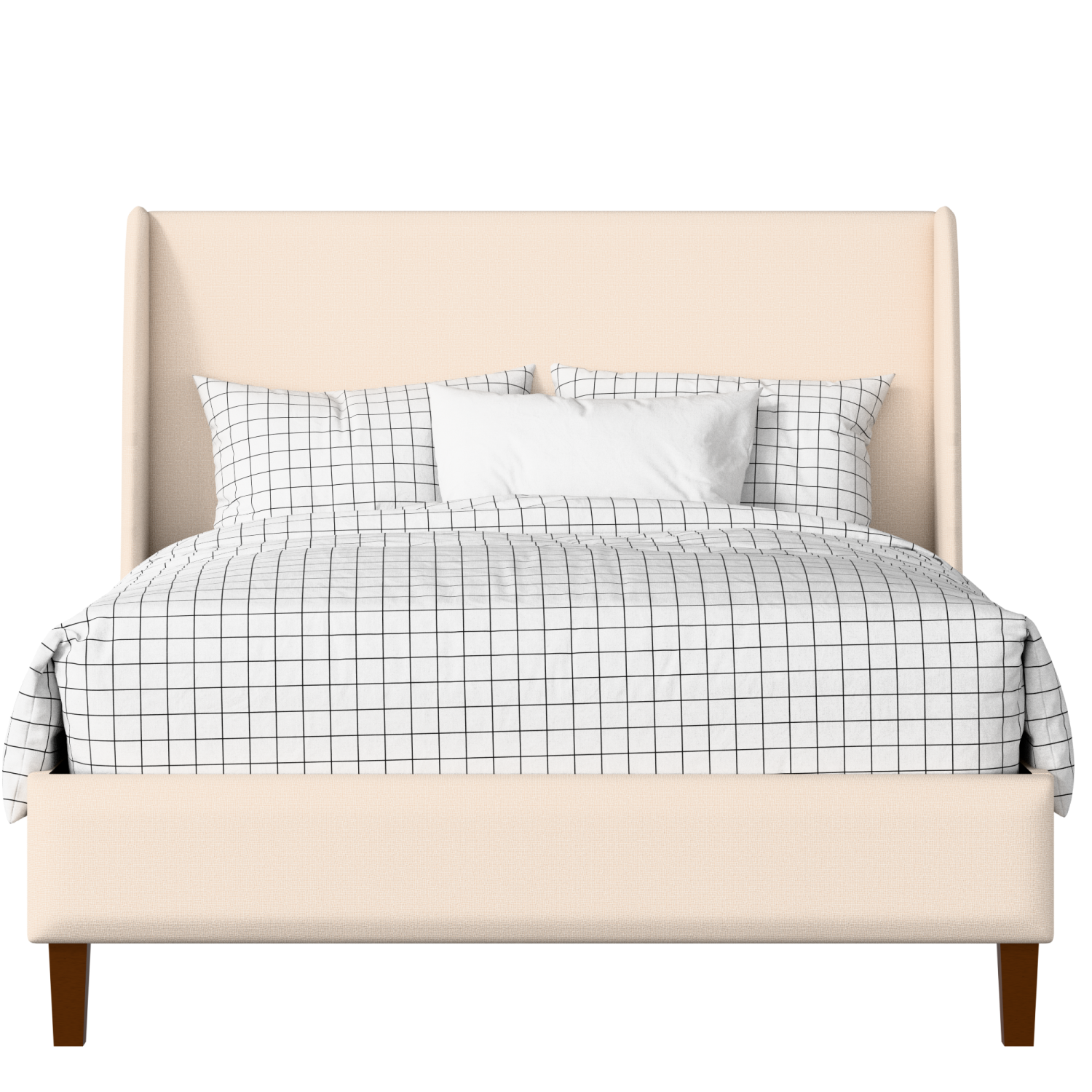 Holywell upholstered bed in Silver fabric
