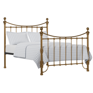 Arran brass bed with Juno mattress - Thumbnail