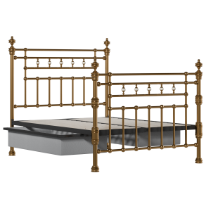 Boyne brass bed with drawers - Thumbnail
