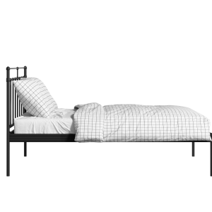 Richmond iron/metal bed in black with Juno mattress - Thumbnail