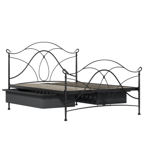 Ardo Metallbett in Schwarz mit Schubladen - Thumbnail