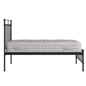 Ashley iron/metal bed in black with Juno mattress - Thumbnail