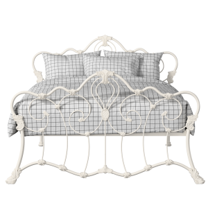 Athalone iron/metal bed in ivory - Thumbnail