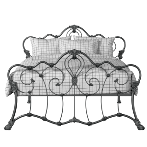 Athalone iron/metal bed in pewter - Thumbnail