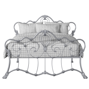 Athalone iron/metal bed in silver - Thumbnail