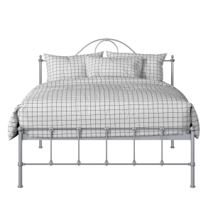 Athena iron/metal bed in silver - Thumbnail