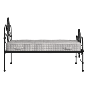 Ballina iron/metal bed in black with Juno mattress - Thumbnail