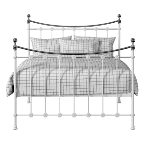 Carrick Chromo iron/metal bed in white - Thumbnail