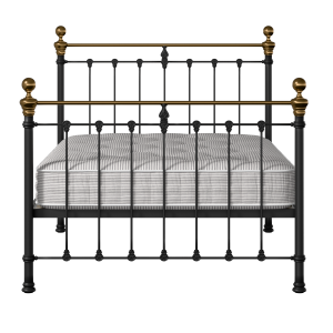 Hamilton iron/metal bed in black with Juno mattress - Thumbnail