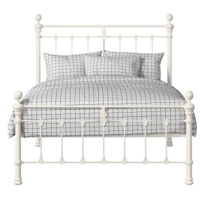 Hamilton Solo Low Footend iron/metal bed in ivory - Thumbnail