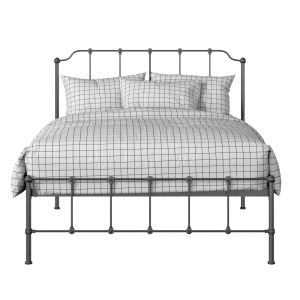 Julia iron/metal bed in pewter - Thumbnail