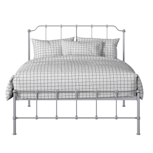 Julia iron/metal bed in silver - Thumbnail