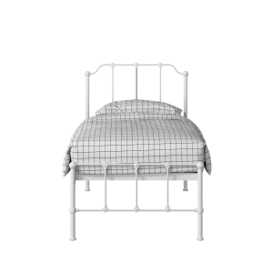 Julia iron/metal single bed in white - Thumbnail