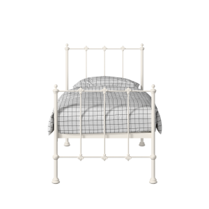 Paris lit simple en métal ivoire - Thumbnail