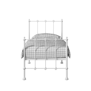 Paris lit simple en métal blanc - Thumbnail