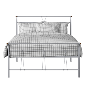 Pellini iron/metal bed in silver - Thumbnail