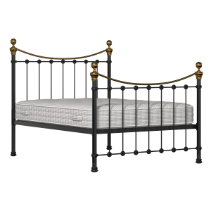 Selkirk lit en métal noir avec matelas - Thumbnail