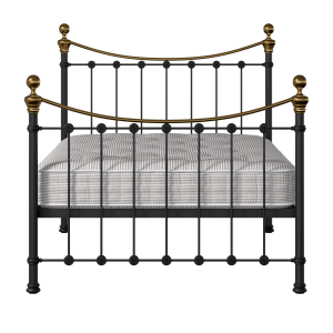 Selkirk lit en métal noir avec matelas - Thumbnail