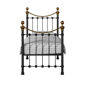 Selkirk lit simple en métal noir - Thumbnail