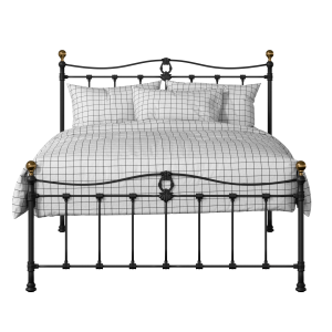 Tulsk Low Footend iron/metal bed in black - Thumbnail