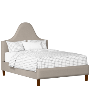 Beverley upholstered bed in storm grey fabric - Thumbnail
