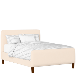 Broughton upholstered bed in Silver fabric with Juno mattress - Thumbnail