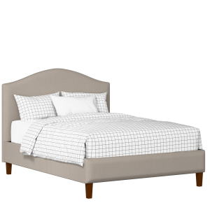 Burley Slim upholstered bed in storm grey fabric - Thumbnail