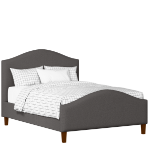 Burley upholstered bed in iron fabric - Thumbnail