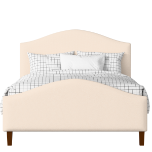 Burley upholstered bed in Silver fabric - Thumbnail