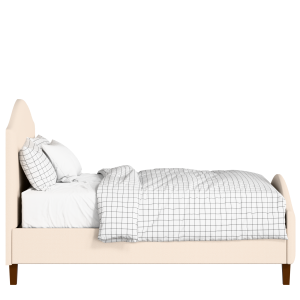 Burley upholstered bed in Silver fabric with Juno mattress - Thumbnail