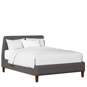 Hanwell Slim upholstered bed in iron fabric - Thumbnail