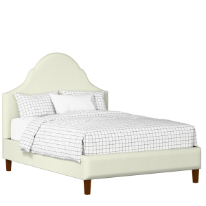 Irvine upholstered bed in mineral fabric - Thumbnail